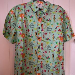 NWT Walt Disney Imagineering Exclusive Tahitian Terrace Button Down Shirt